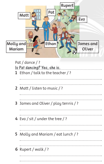 Sách bài tập Tiếng Anh lớp 6 unit 4 Language focus 2