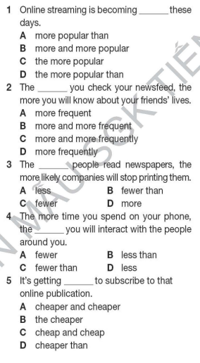 Tiếng Anh 12 Bright Unit 3 Grammar Expansion