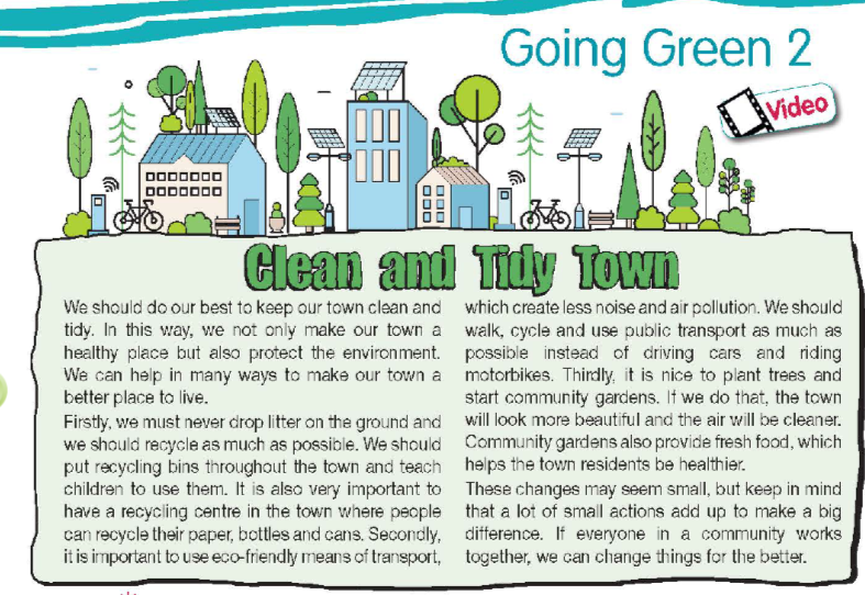 Tiếng Anh 9 Right On Going Green 2