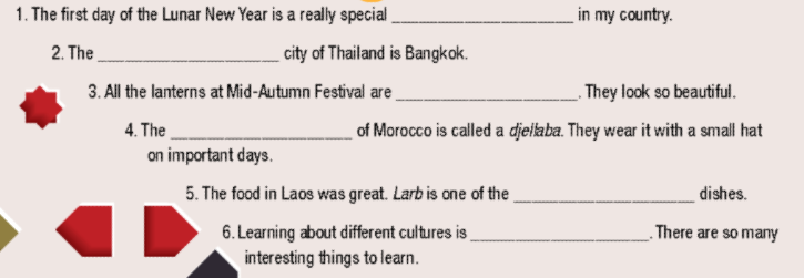 Sách bài tập tiếng Anh lớp 12 unit 6 lesson 1