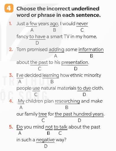 Tiếng Anh 9 Global Success Unit 6 A Closer Look 2