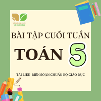 Bài tập cuối tuần Toán lớp 5 Kết nối tri thức - Tuần 25