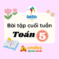 BTCT Toán lớp 5 Cánh Diều