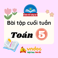 BTCT Toán lớp 5 Chân trời sáng tạo