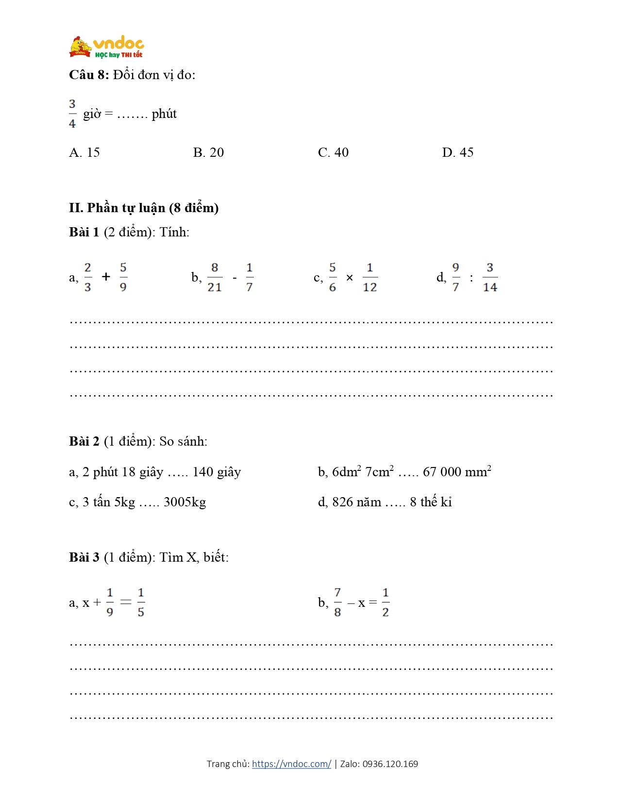 de khao sat chat luong dau nam mon toan lop 5 de so 2 page 2*615912