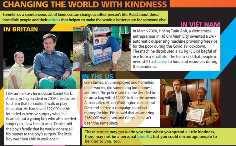 Tiếng Anh 8 unit 7 Reading trang 72 Friends plus