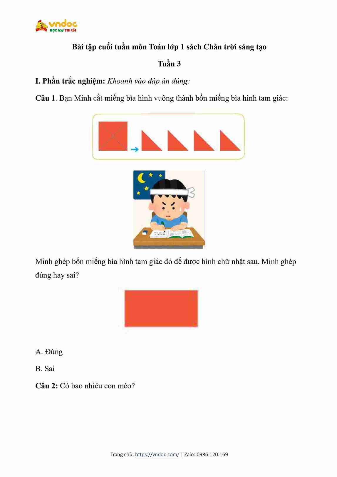 bai tap cuoi tuan mon toan lop 1 ctst tuan 3 1*616026