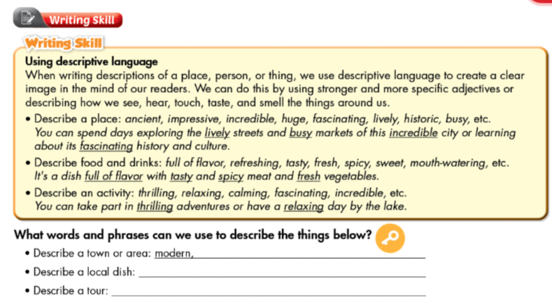 Sách bài tập Tiếng Anh 9 Smart World Unit 4 Lesson 3