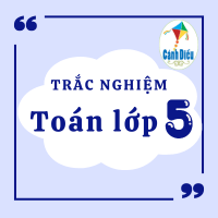 Trắc nghiệm Toán lớp 5 CD Bài 34: Luyện tập - Dễ