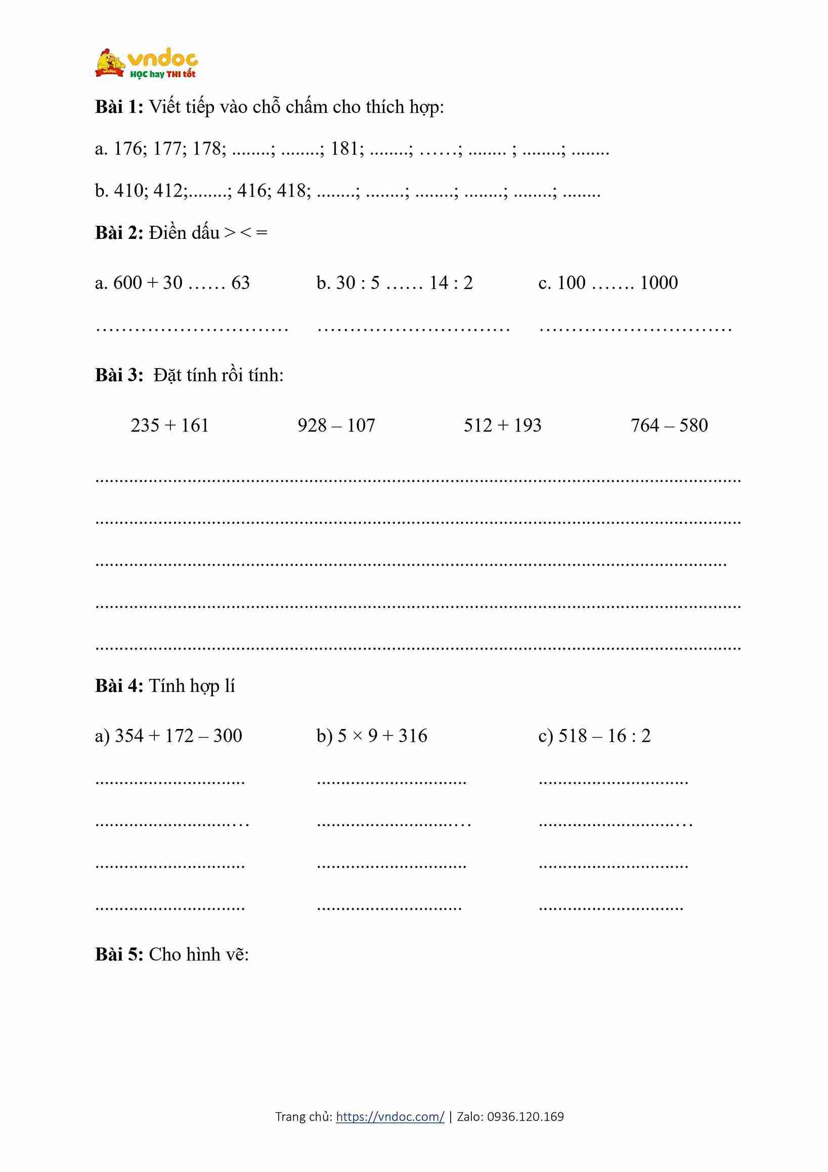 bai tap cuoi tuan toan lop 3 kntt tuan 1 2*616890