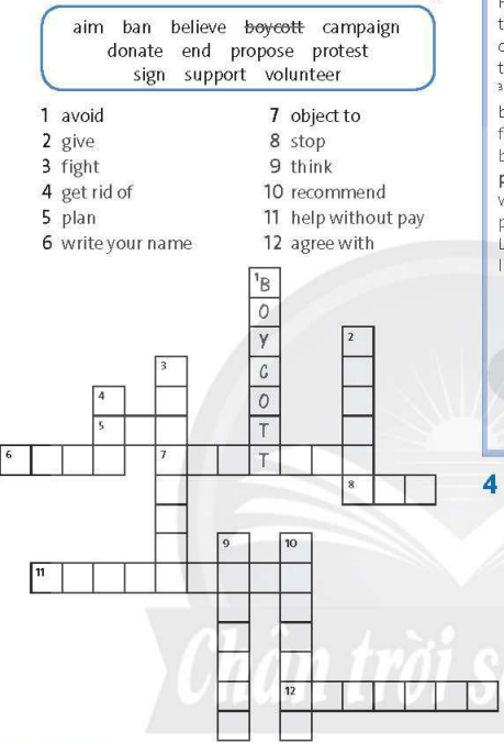 Workbook tiếng Anh 8 unit 7 Vocabulary trang 44 Friends plus