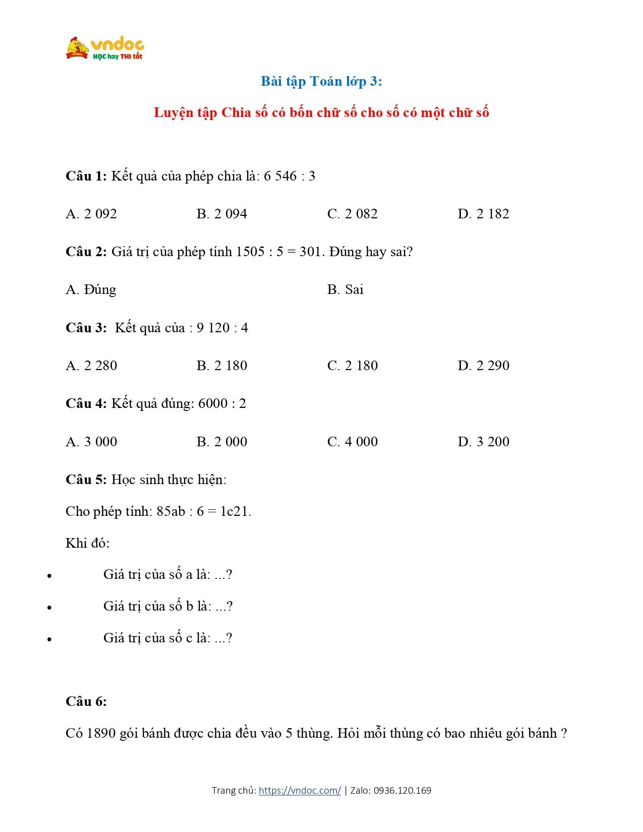 bai tap toan lop 3 luyen tap chia so co bon chu so cho so co mot chu so page 1*617422