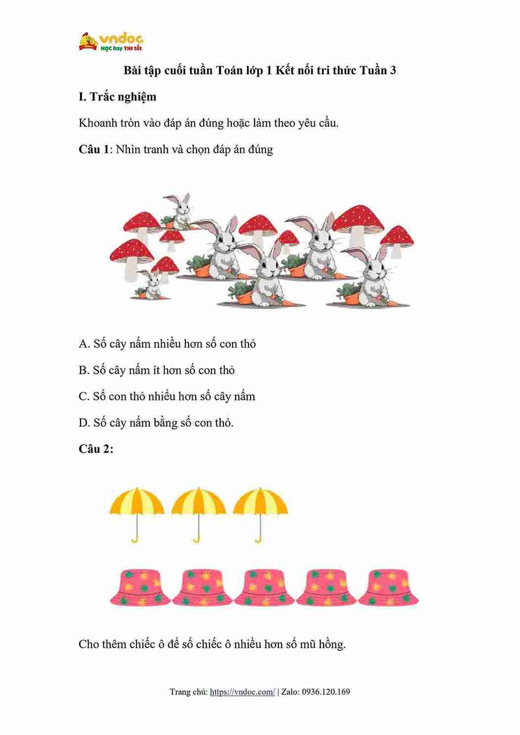 bai tap cuoi tuan toan lop 1 ket noi tri thuc tuan 3 2*617907