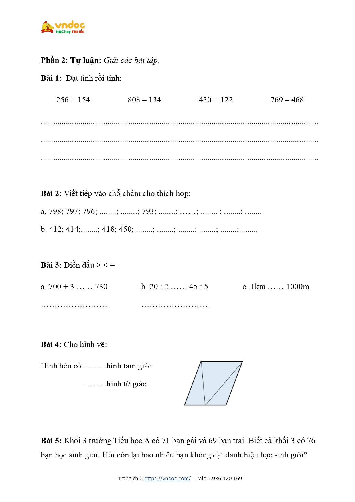 bai tap cuoi tuan 1 toan lop 3 canh dieu co ban h2*618312