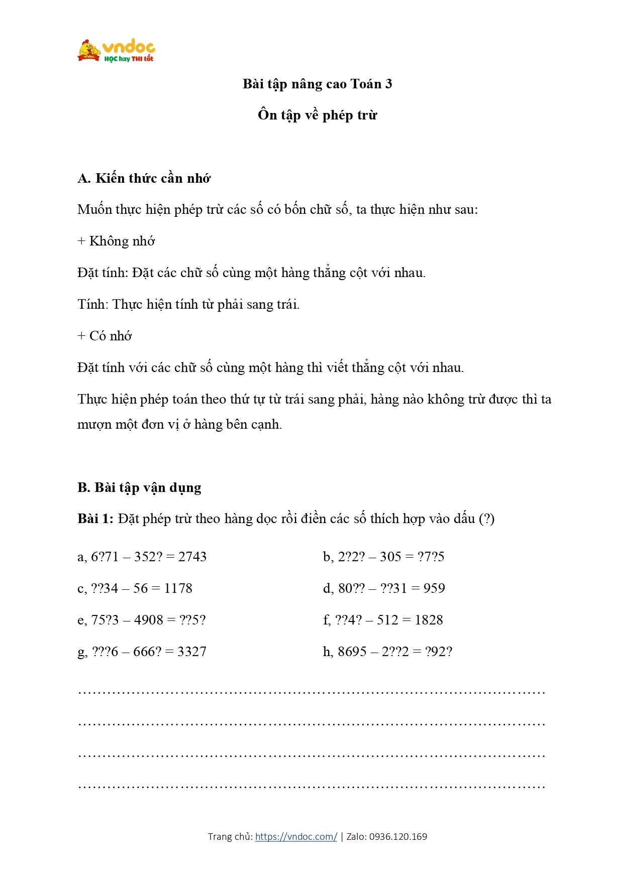 bai tap nang cao toan 3 on tap ve phep tru page 1*618032