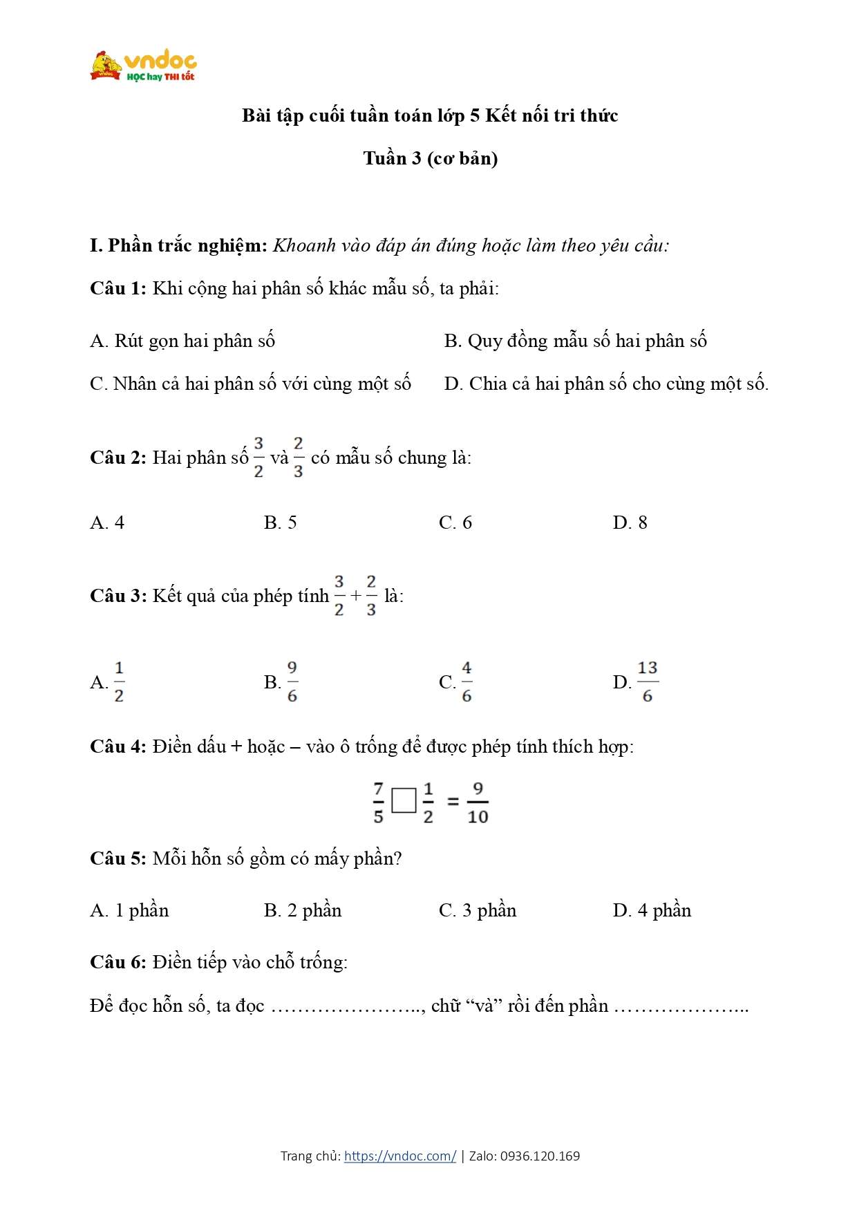 bai tap cuoi tuan toan lop 5 ket noi tri thuc tuan 3 h1*618648