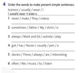 Friends Plus 7 Workbook Language Focus Practice Unit 1