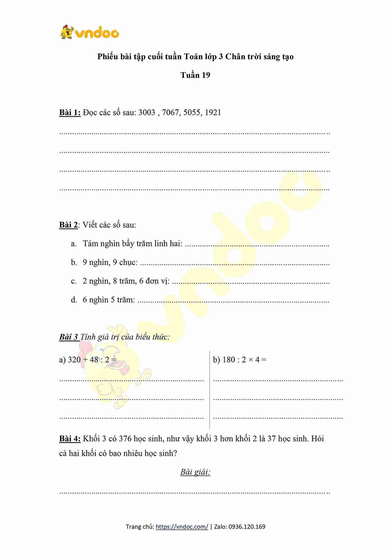 bai tap cuoi tuan 19 toan 3 ctst co ban 1*618916