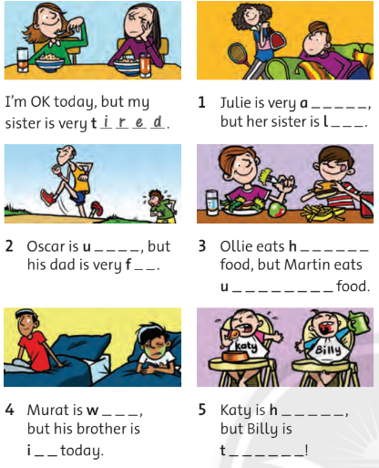 Sách bài tập Tiếng Anh lớp 6 unit 5 Vocabulary and Listening Friends plus