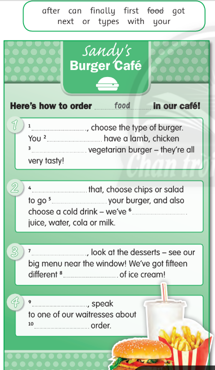 Sách bài tập Tiếng Anh lớp 6 unit 5 Writing Friends plus