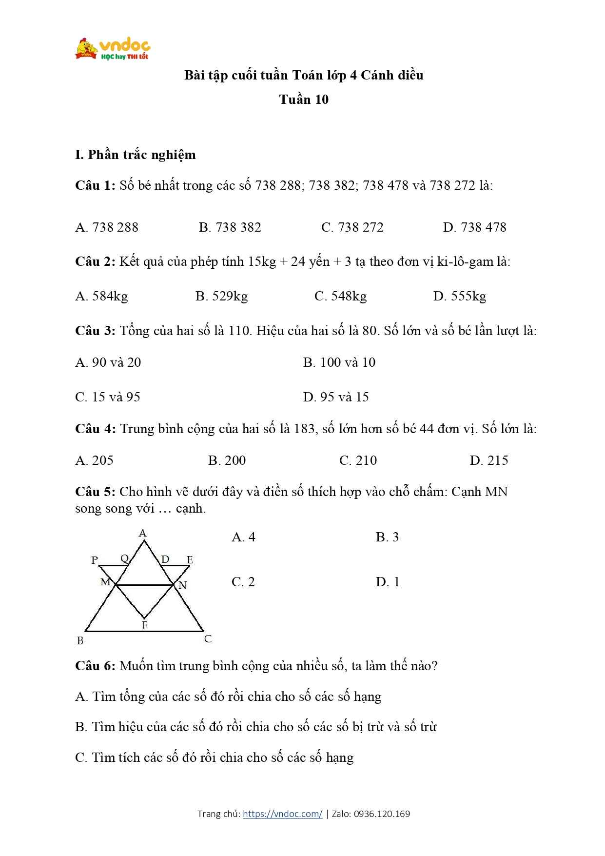 bai tap cuoi tuan toan lop 4 canh dieu tuan 10 h1*619722