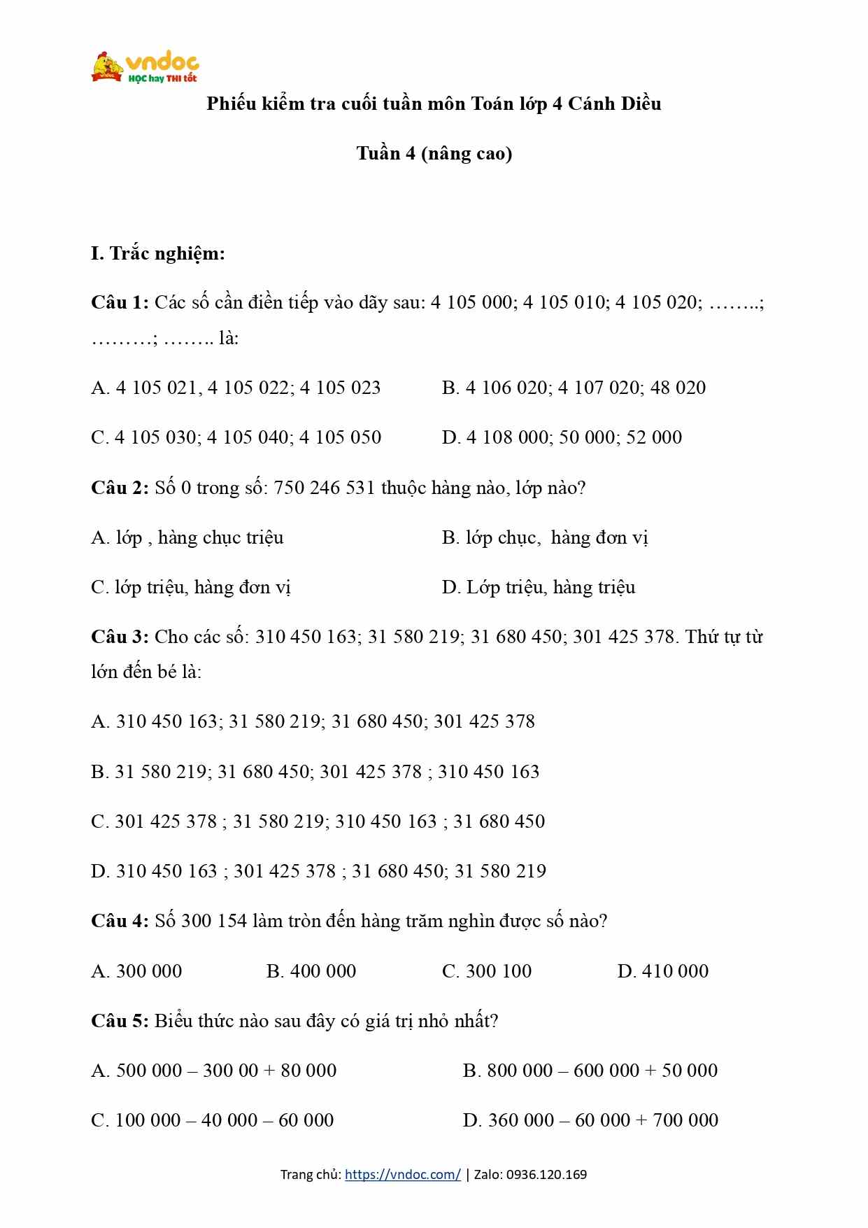 phieu bai tap cuoi tuan 4 toan 4 nang cao sach CD page 1*619804