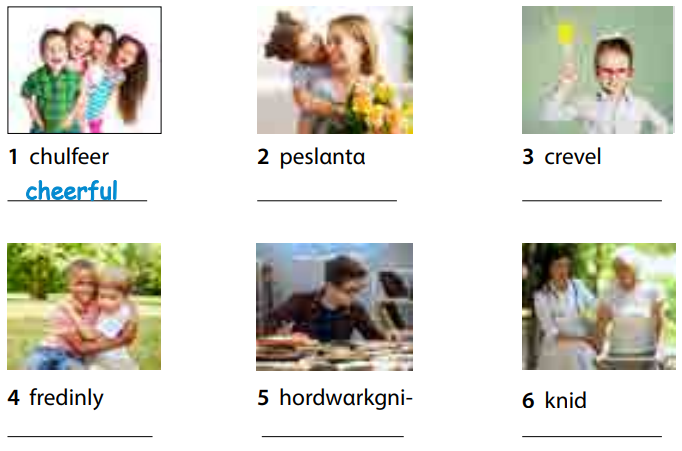 Tiếng Anh 4 Wonderful world Unit 1 Fun time & Project