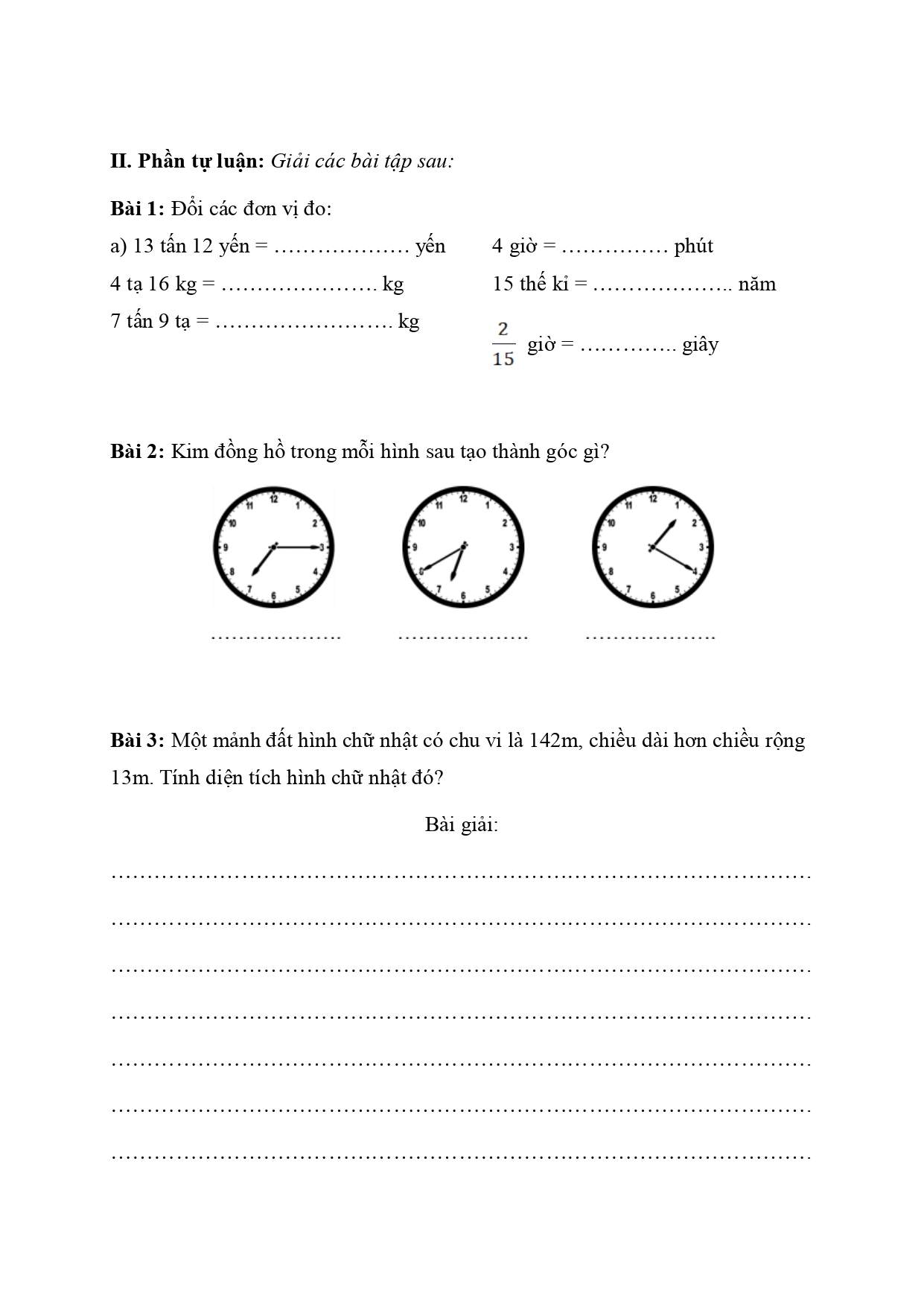 bai tap cuoi tuan toan lop 5 ket noi tri thuc tuan 4 h2*620467