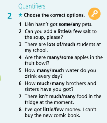 SBT Tiếng Anh 9 Right On Grammar Bank Welcome back