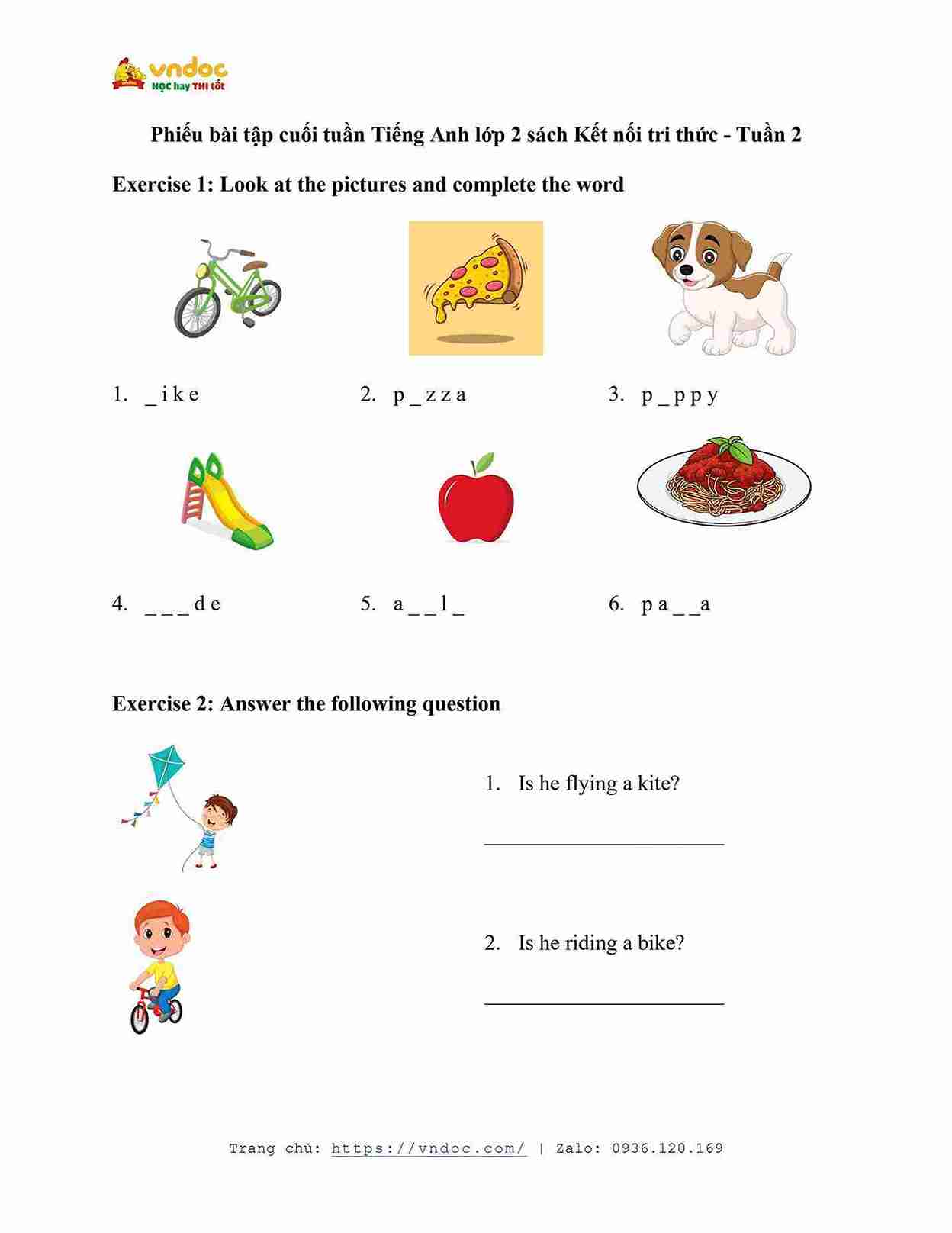 bai tap cuoi tuan tieng anh lop 2 kntt tuan 3 3*621559