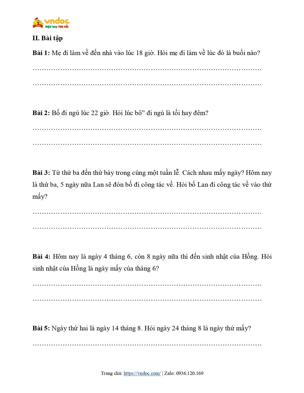 toan hay va kho lop 2 mot so bai tap ve ngay gio thang page 2*621956