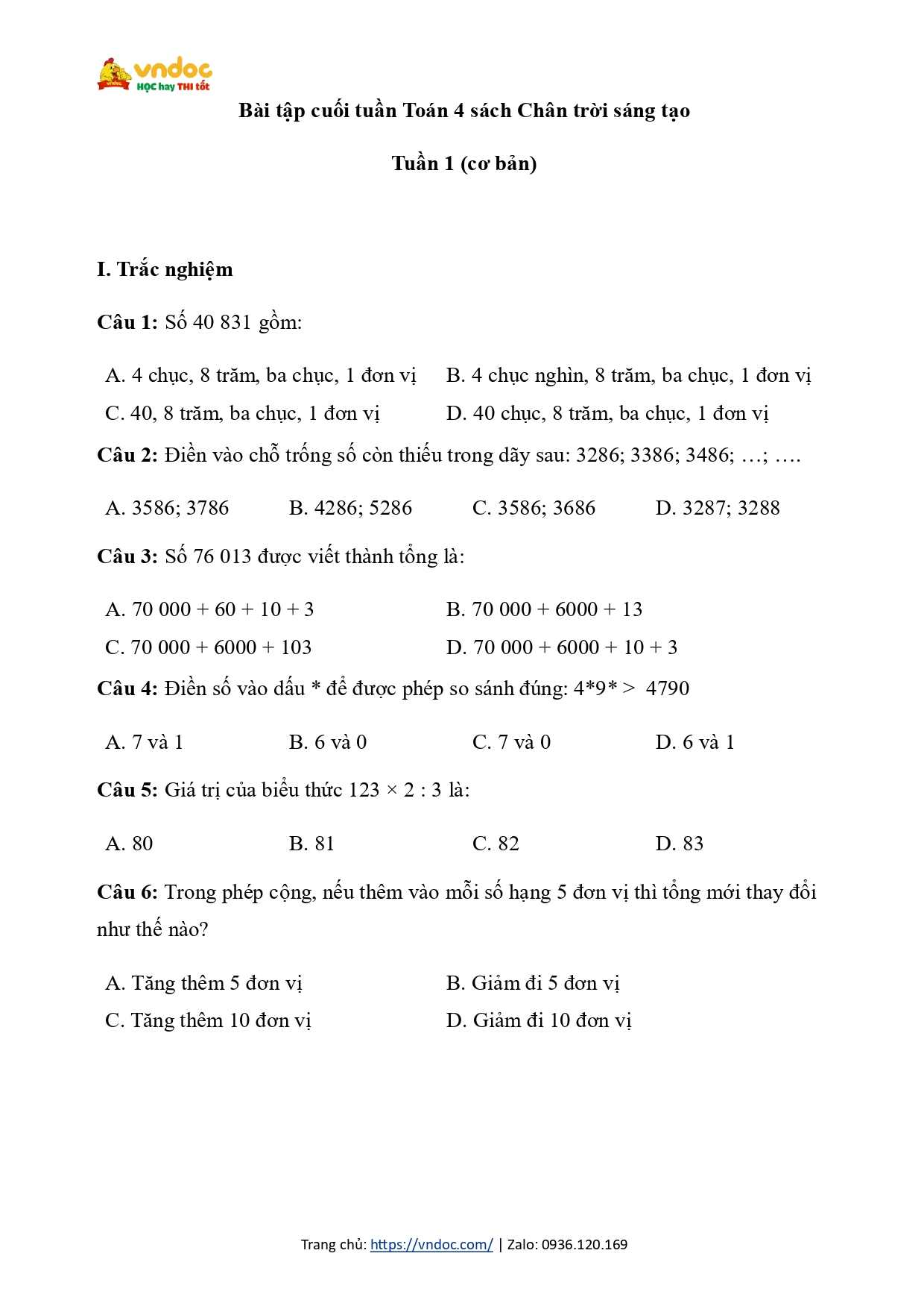 phieu bai tap cuoi tuan 1 toan 4 co ban ctst page 1*622152
