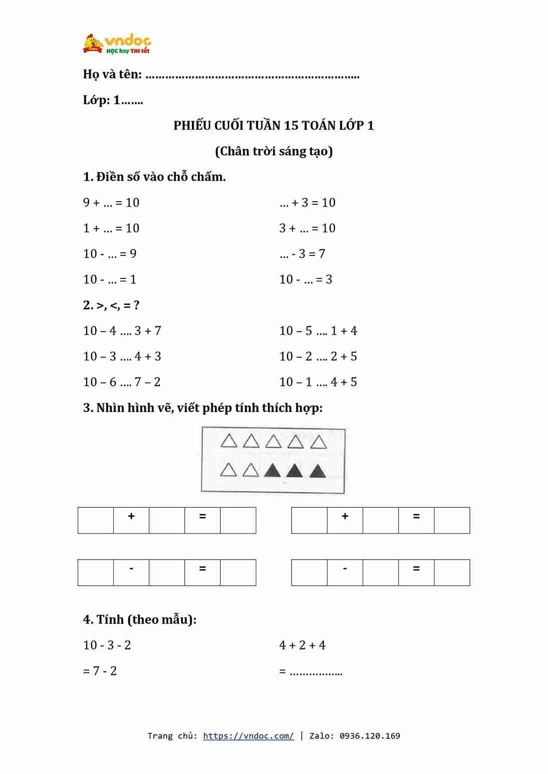 bai tap cuoi tuan toan lop 1 ctst tuan 15 1*622523