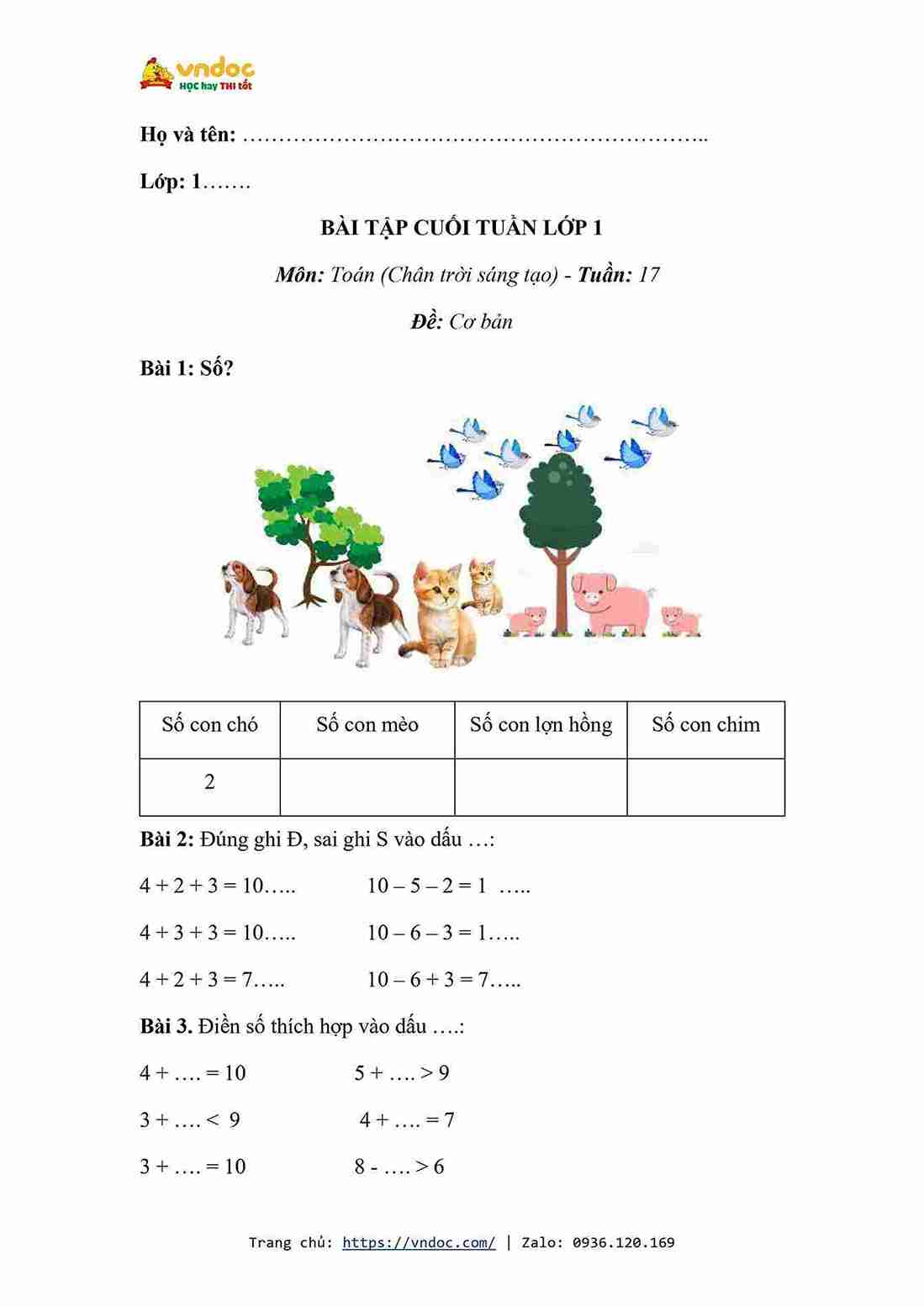 bai tap cuoi tuan toan lop 1 ctst tuan 17 1*622739