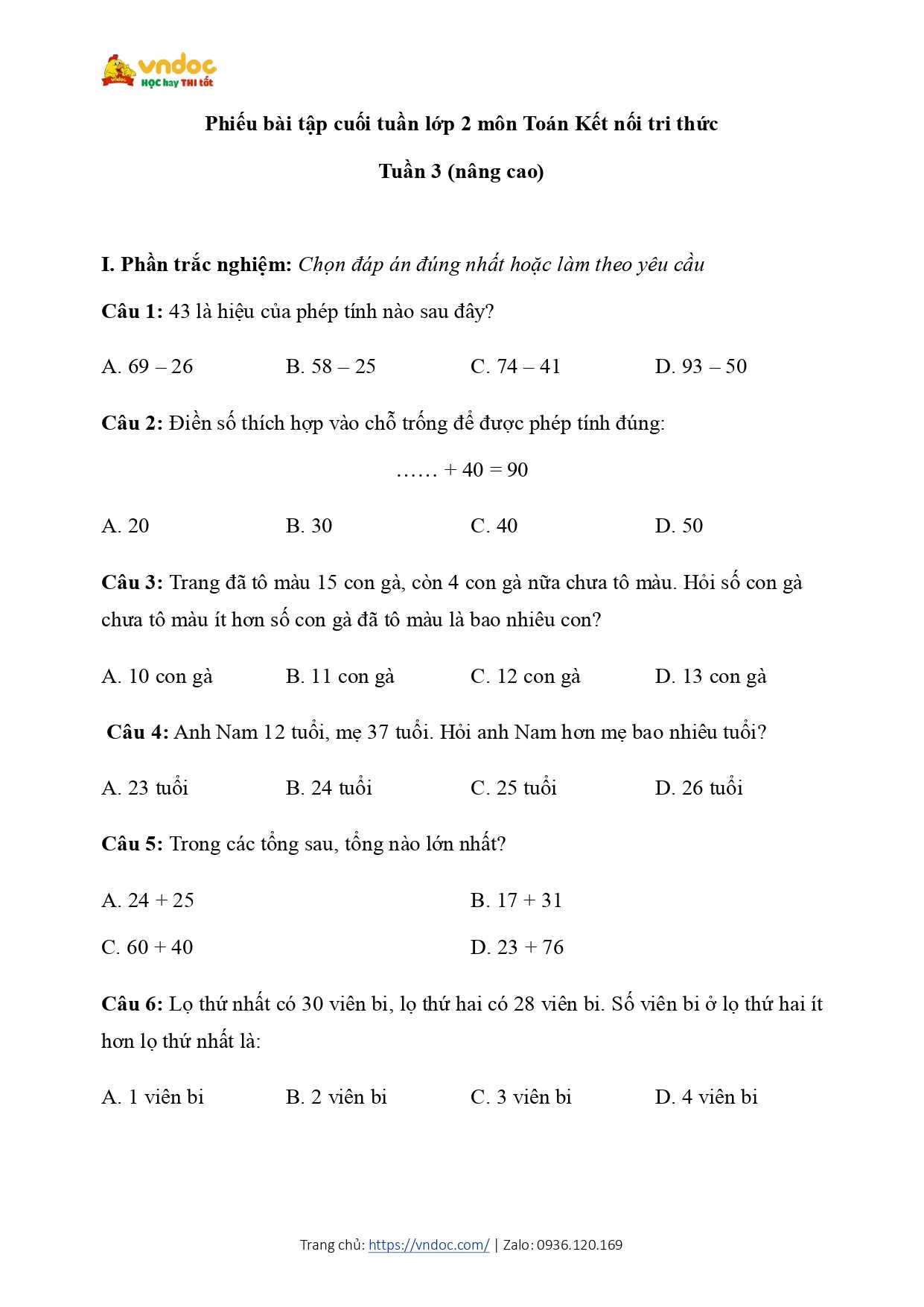 phieu kiem tra tuan 3 toan lop 2 nang cao kntt page 1*622550