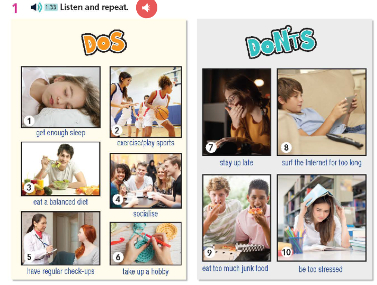 Tiếng Anh 9 Right On Unit 3 3c Vocabulary