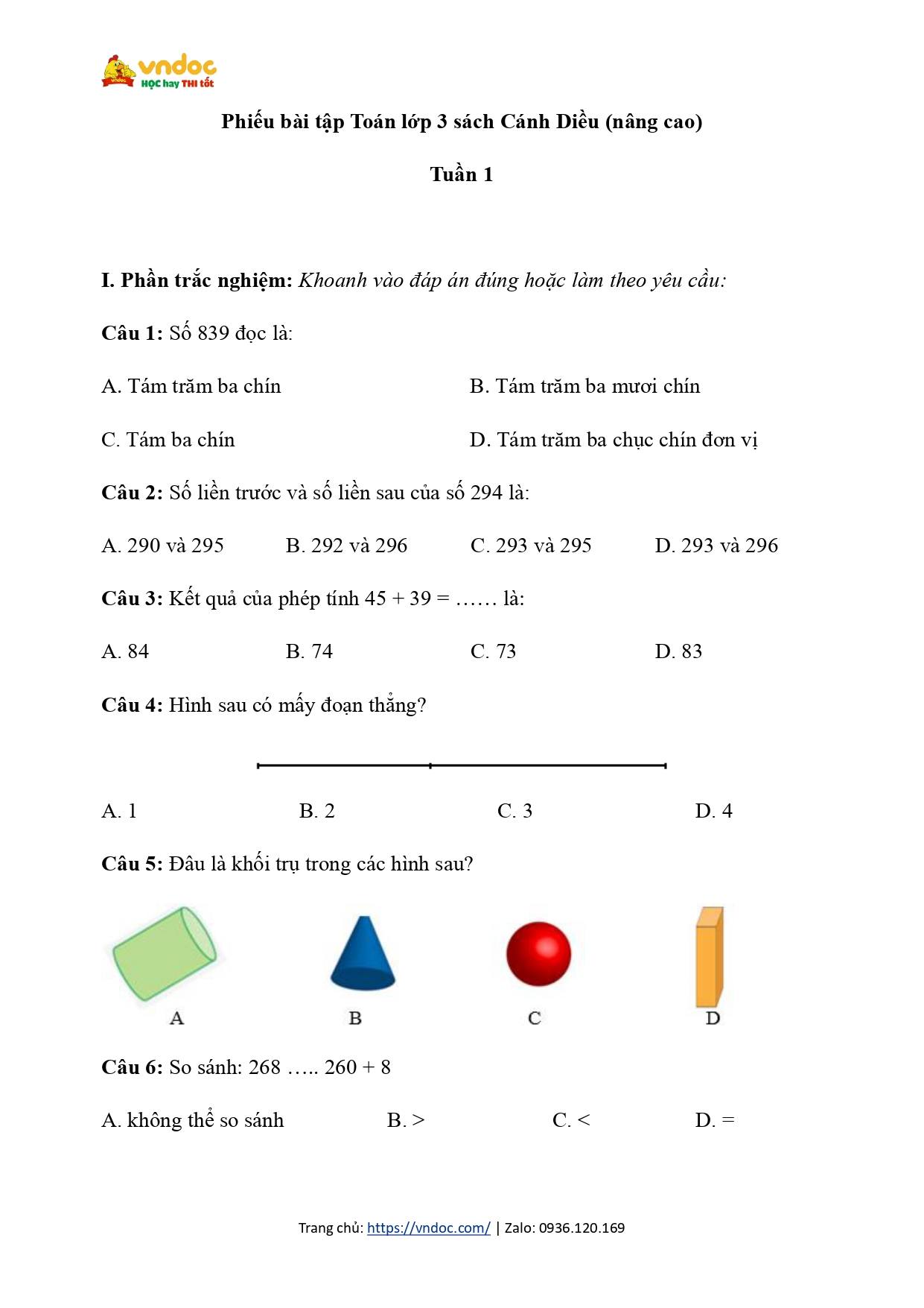 bai tap cuoi tuan 1 toan lop 3 canh dieu nang cao h1*623969