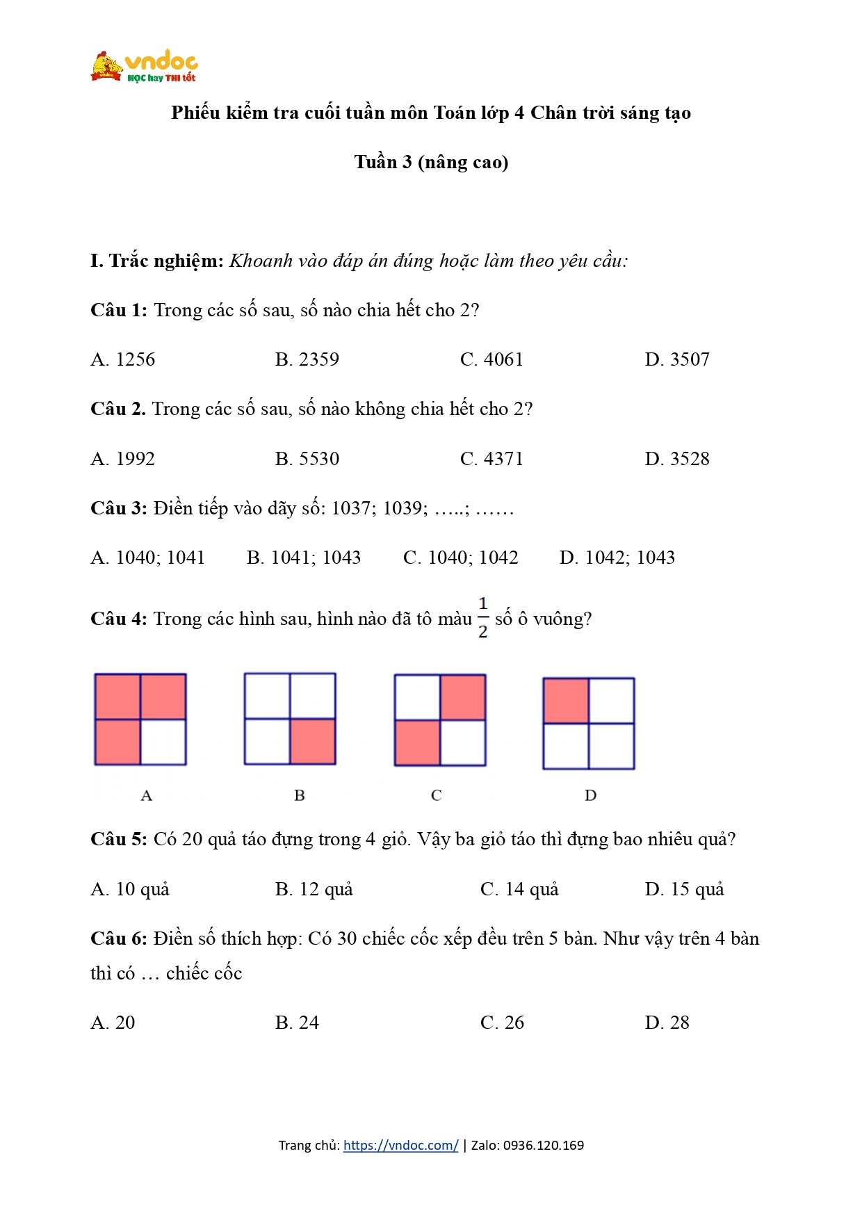 phieu kiem tra cuoi tuan 3 mon toan lop 4 ctst h1*624074