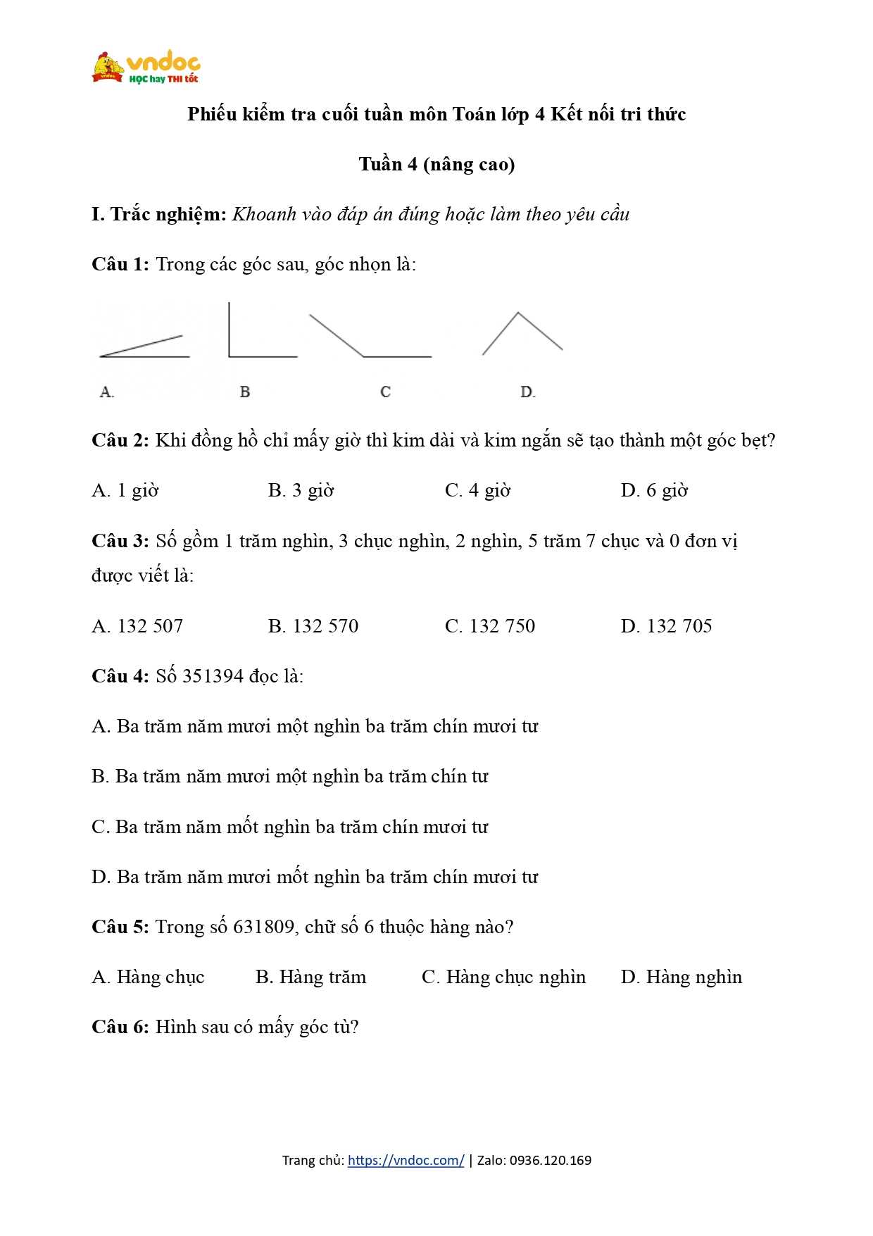 phieu kiem tra cuoi tuan 4 toan lop 4 nang cao kntt h1*624293