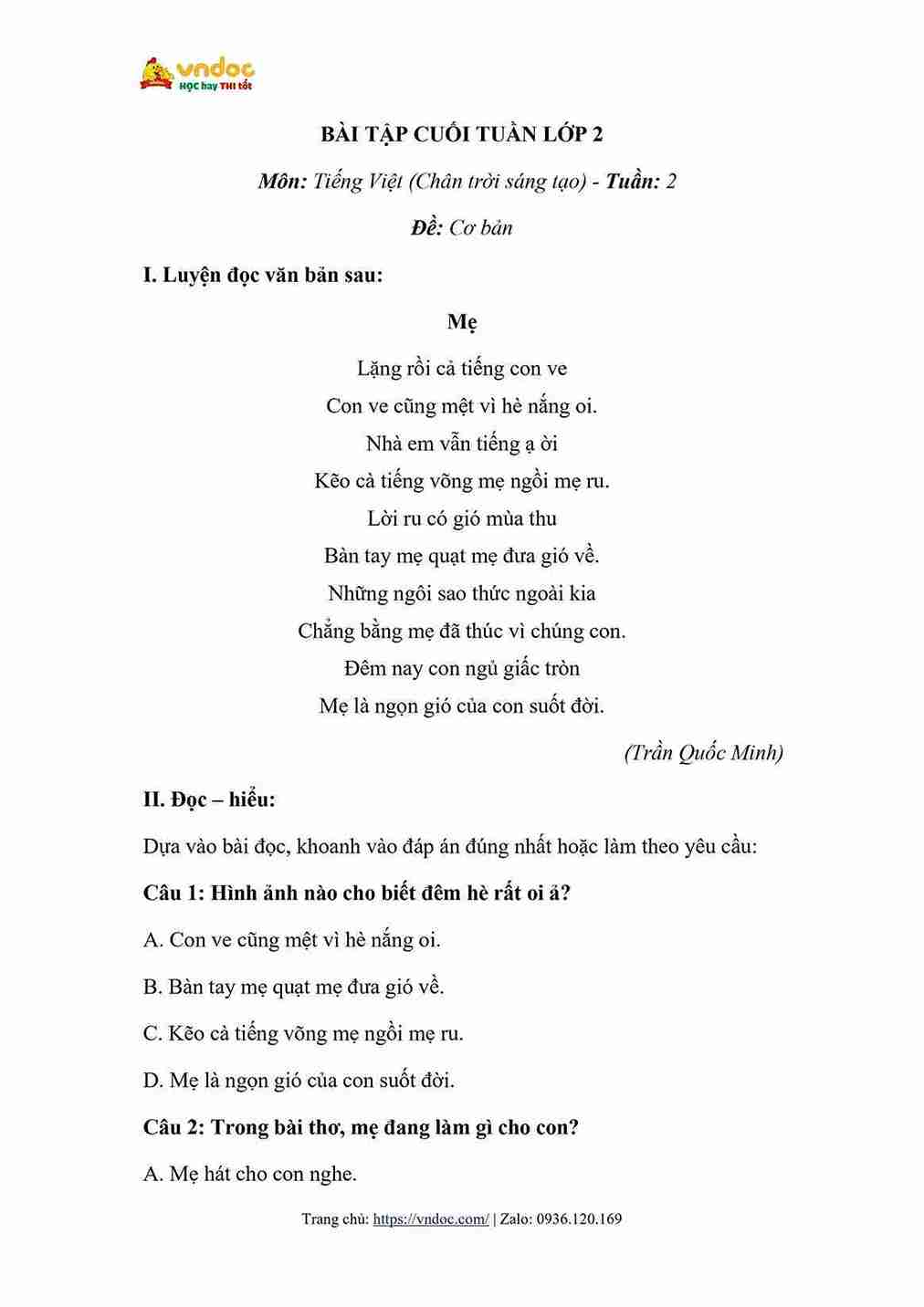 bai tap cuoi tuan tieng viet lop 2 ctst tuan 2 3*624830