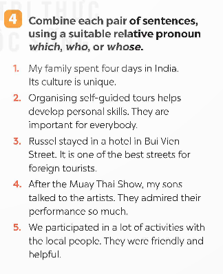 Tiếng Anh 9 Global Success Unit 8 Looking back