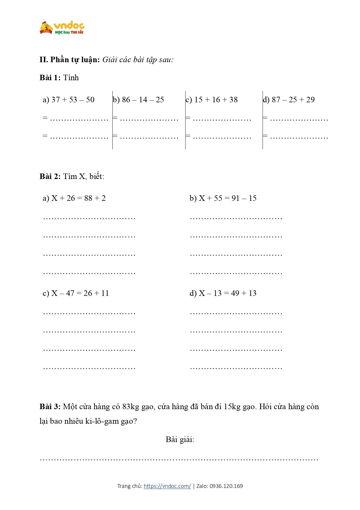 phieu kiem tra tuan 12 toan lop 2 nang cao kntt page 2*625307