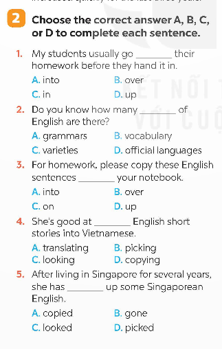 Tiếng Anh 9 Global Success Unit 9 Looking back