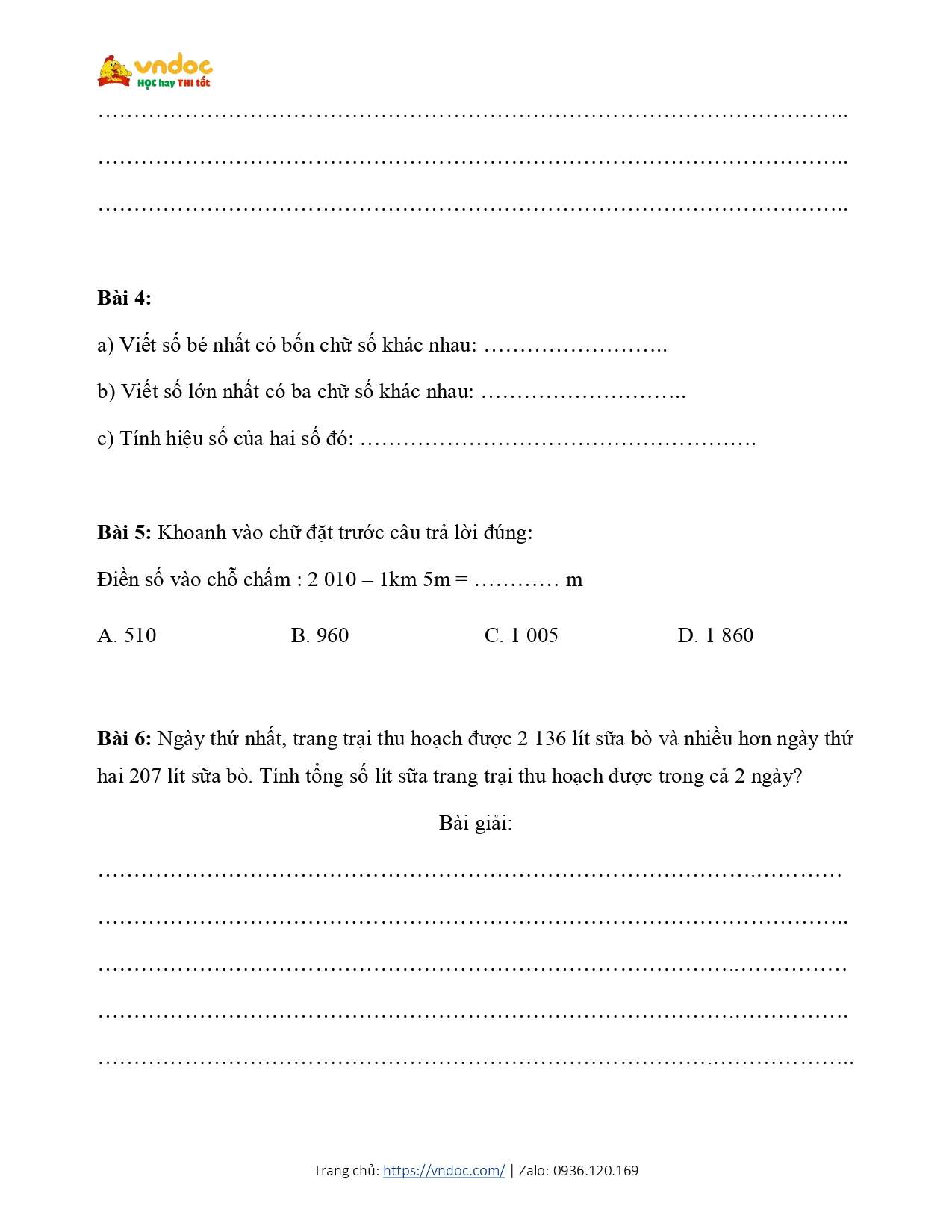 bai tap toan lop 3 phep tru cac so trong pham vi 10000 h2*626474