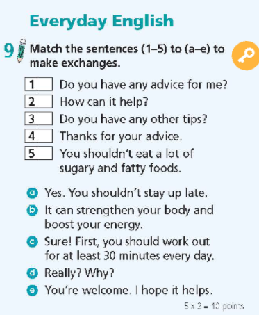 Tiếng Anh 9 Right On Unit 3 Progress Check