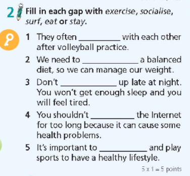 Tiếng Anh 9 Right On Unit 3 Progress Check