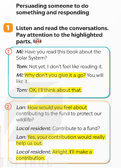 Tiếng Anh 9 Global Success Unit 10 Communication