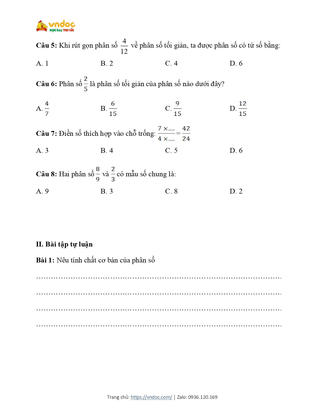 bai tap tinh chat co ban cua phan so lop 5 page 0002*627537