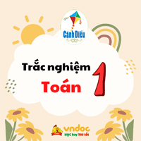 Trắc nghiệm Toán lớp 1: Các số 10, 20, 30, 40, 50, 60, 70, 80, 90 Cánh diều