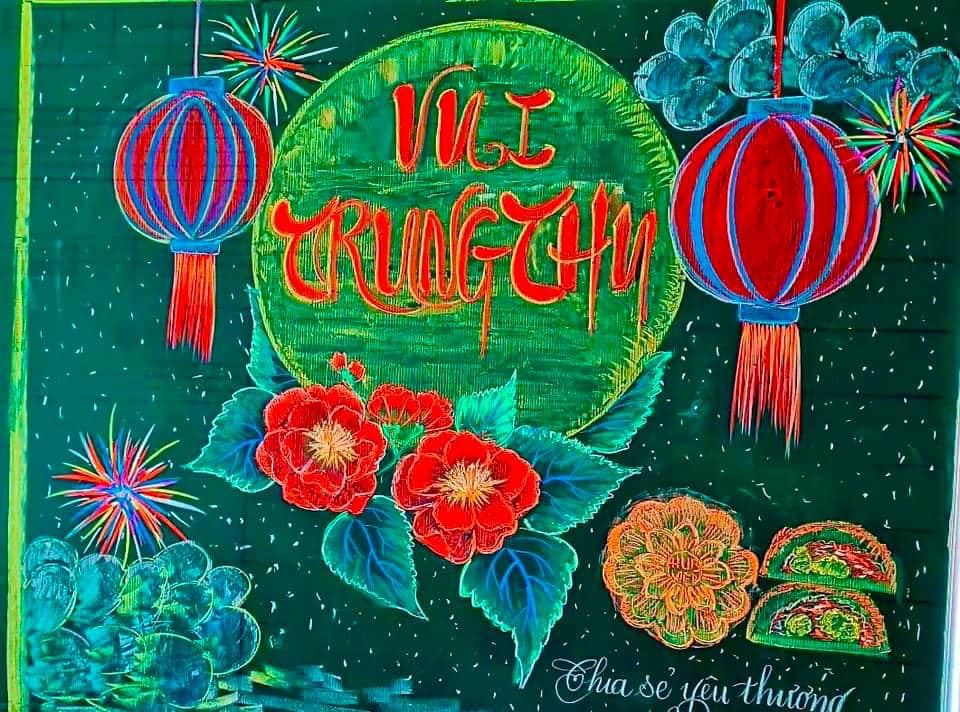 Trang trí Trung thu lớp học